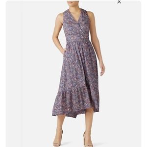 J.Crew Liberty Fabric Kayoko Floral Midi Dress